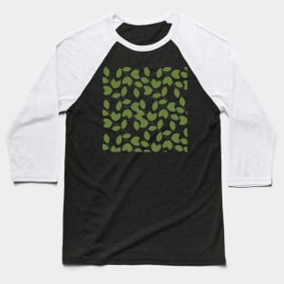 Hearty leaves blck Baseball T-Shirt